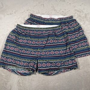 Brooks Brothers Boxer Shorts Cotton 2 Pairs Abstract Men's Size L NEW w/o tags